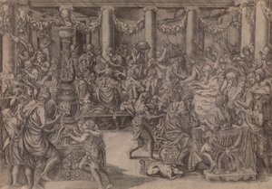 Scipios bankett, 1543. av Antonio Fantuzzi