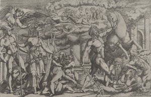 Tävling mellan Neptunus och Athena, 1540-45.