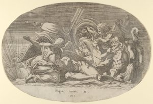 Iris, Neptunus och sömn, 1544.