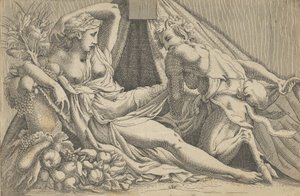 Jupiter och Antiope, 1540-45.