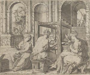 Minyas döttrar, 1545.