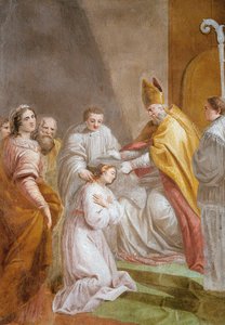 Ordination av Saint Liberata av Antonio Fedi