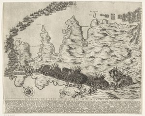 Hjälptruppernas ankomst till Malta La veduta della gran soccorso a di VII di settembre del MDLXV (titel på objekt) The Siege of Malta (serietitel) av Antonio Francesco Lucini