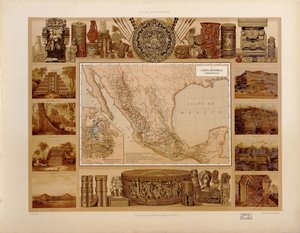Målande och historisk atlas över Mexikos förenta stater. LOC 2008621671-13