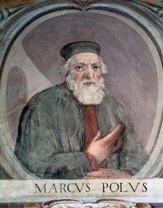Porträtt av Marco Polo
