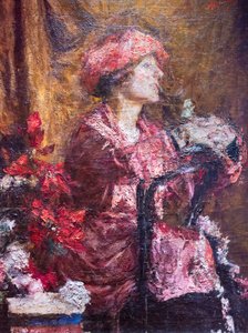 Enrica i lila av Antonio Mancini