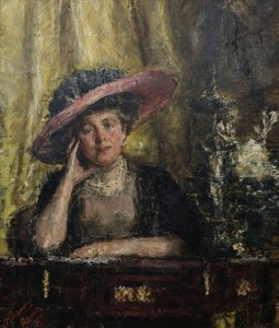 Lady Phillips, 1909. av Antonio Mancini