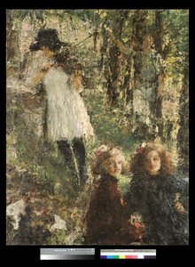 Reflektioner, 1918-20 av Antonio Mancini