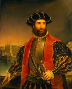 Vasco da Gama (ca 1460-1524) av Antonio Manuel da Fonseca