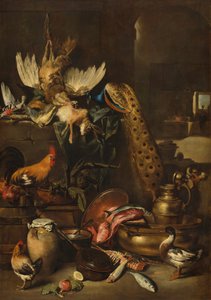 The Larder, förmodligen ca. 16501660. av Antonio Maria Vassallo