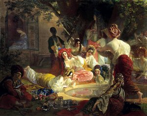 Fontänen i Bahçesaray, 1849.