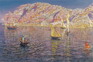 Utsikt över Palma de Mallorcabukten
