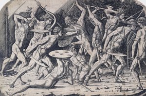 Herkules och jättarna, c.1475-80 av Antonio Pollaiuolo