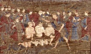 Neofyternas dop, gobeläng som skildrar scener från Johannes Döparens liv (textil) av Antonio Pollaiuolo