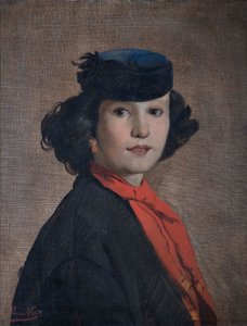 Porträtt av Nerina Badioli, ca 1866.