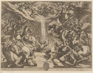 Paulus omvändelse av Antonio Tempesta