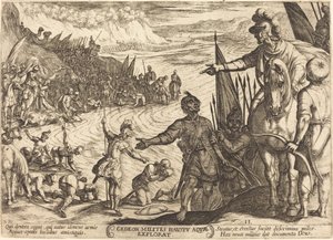 Gideon väljer sina soldater av Antonio Tempesta
