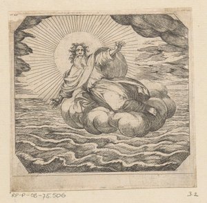 Gud skapar himmel och jord Skapande (serietitel) av Antonio Tempesta