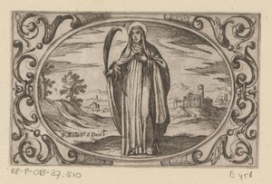 H. Asella Romeinse martelaressen (serietitel) Imagini di moltes vergini Rom i martyrskap (serietitel) av Antonio Tempesta