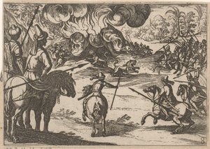 Lejonjakt Jaktscener (del 3) (serietitel) av Antonio Tempesta