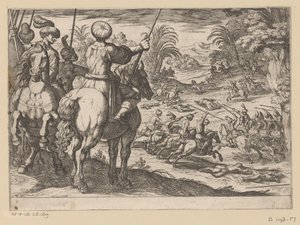 Lejonjakt Jaktscener (del 7) (serietitel) av Antonio Tempesta
