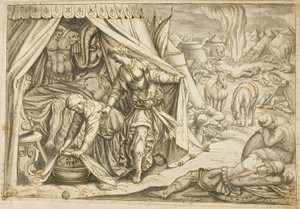 Judith och Holofernes av Antonio Tempesta