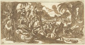 Lejonjakt av Antonio Tempesta