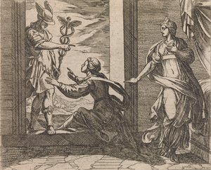 Mercury Turning Mercury to Stone Mercury Turning Stone to Stone..., Publicerad efter av Antonio Tempesta