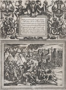 Plåt 12: Illustration till Canto XII, från Torquato Tassos 