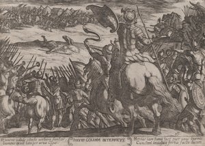 Platt 16: David Killing Goliath, från 