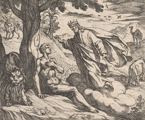 Plåt 2: The Creation of Man Hominis creatio, från Ovidius 
