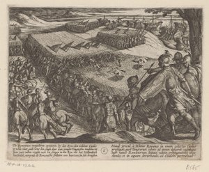Romarna besegrades vid Rhen De bataviska krigen mot romarna (serietitel) Batavorum cum Romanis Bellum (serietitel) av Antonio Tempesta