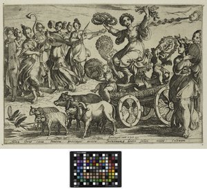 De fyra årstiderna: Våren, 1592 av Antonio Tempesta