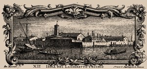 Venetiansk öbo, XII. Ön Lazzaretto Vecchio, 1777.