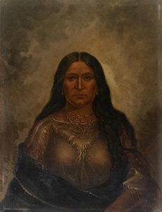 Chan-ku-wash-te-mine Good Road Woman, ca. 1887. av Antonio Zeno Shindler