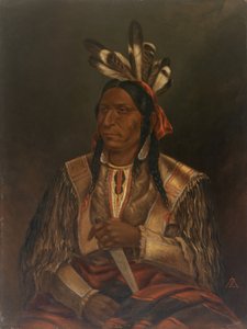 Keokuk The Watchful Fox, Junior, ca. 1876-1899. av Antonio Zeno Shindler