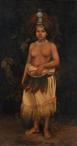 Samoansk kvinna, ca. 1885-1899.