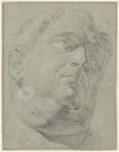 Antik romersk marmorbyst av Presunto Vitellio av Antonio da Cremona