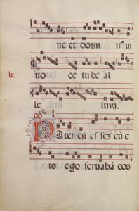 Dekorerad initial P av Antonio da Monza