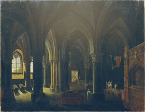 Gotiskt kryptvalv av Antonio de Pian