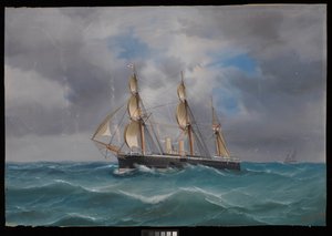 H.M.S. Alexander flaggskepp i Medelhavsflottan av Antonio de Simone