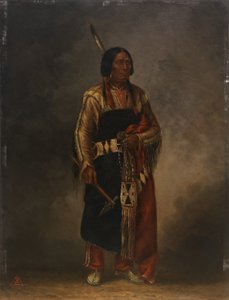 Mak-phe-ah-luta (Röda molnet) av Antonion Zeno Shindler