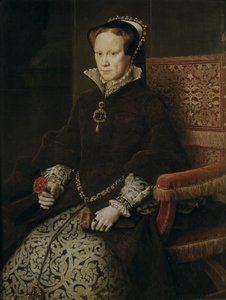 Porträtt av Maria I av England, 1554