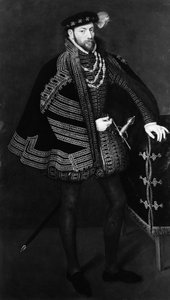 Porträtt av en man, möjligen Ottavio Farnese 1524-1586, hertig av Parma och Piacenza, 1563.