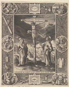 Kristus på korset, före 1586.