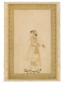 Porträtt av kejsaren Aurangzeb, Indien av Anup Chattar