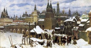 Moskva på 1600-talet. Allhelgonabron, 1901