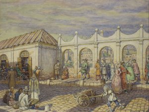 Stenbron vid Peter I:s tid, 1901