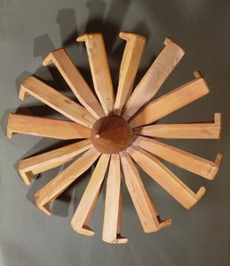 Arabiskt spinnhjul (trä)