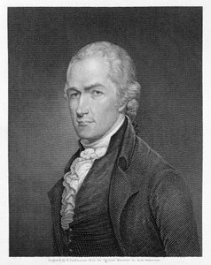 Alexander Hamilton (1757-1804) graverad av John Francis Eugene Prud